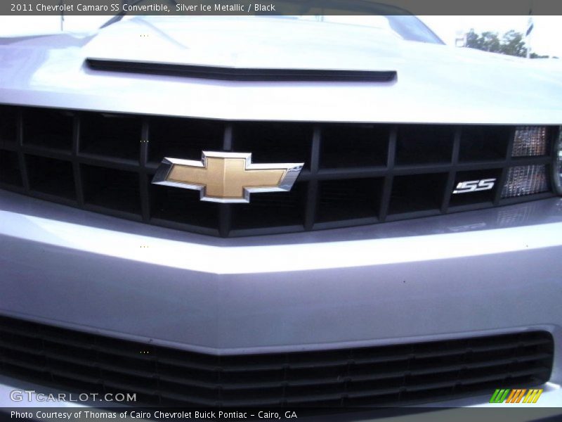Silver Ice Metallic / Black 2011 Chevrolet Camaro SS Convertible