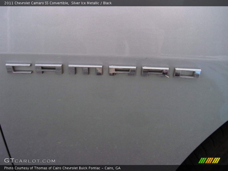Silver Ice Metallic / Black 2011 Chevrolet Camaro SS Convertible
