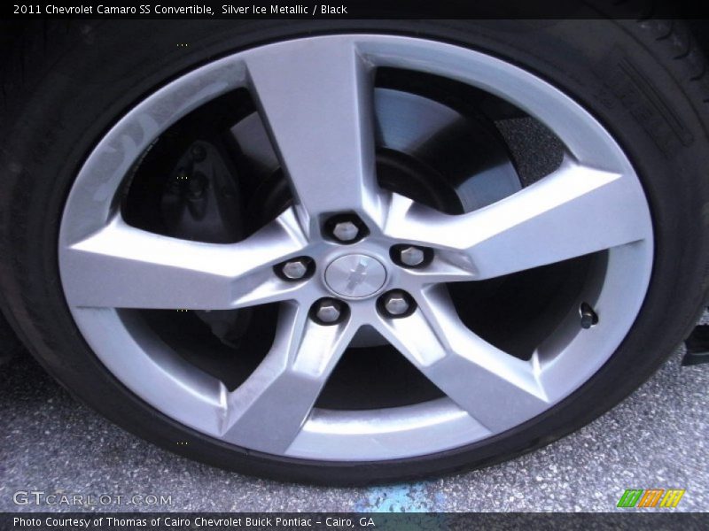 Silver Ice Metallic / Black 2011 Chevrolet Camaro SS Convertible