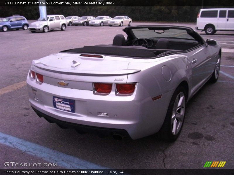 Silver Ice Metallic / Black 2011 Chevrolet Camaro SS Convertible