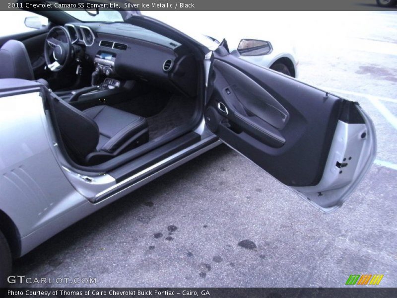 Silver Ice Metallic / Black 2011 Chevrolet Camaro SS Convertible
