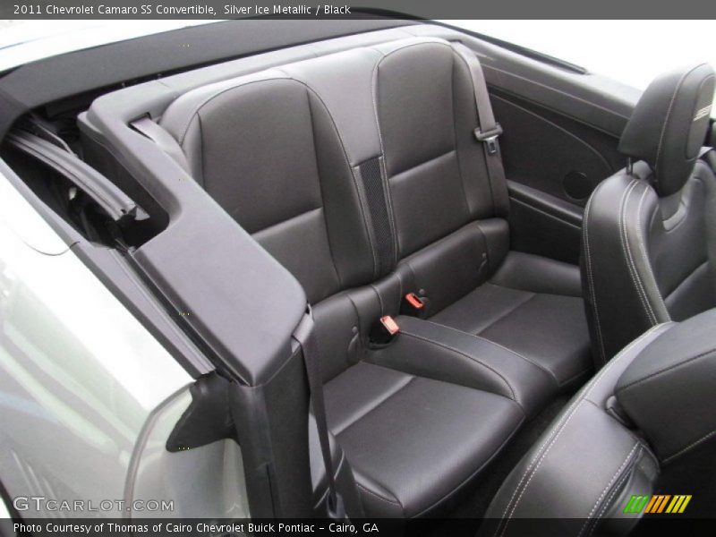Silver Ice Metallic / Black 2011 Chevrolet Camaro SS Convertible