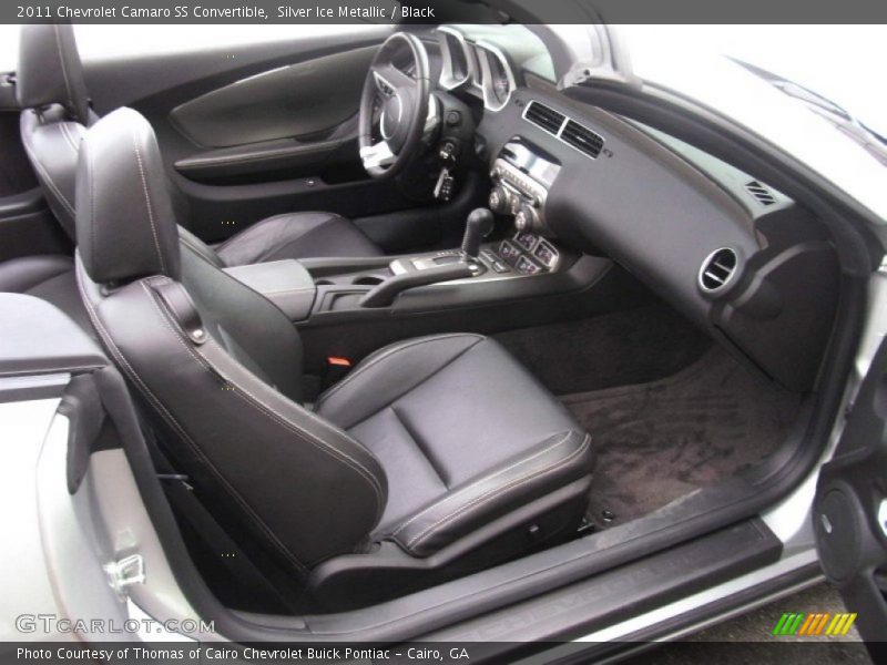 Silver Ice Metallic / Black 2011 Chevrolet Camaro SS Convertible