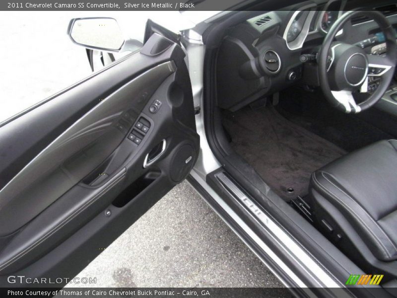 Silver Ice Metallic / Black 2011 Chevrolet Camaro SS Convertible
