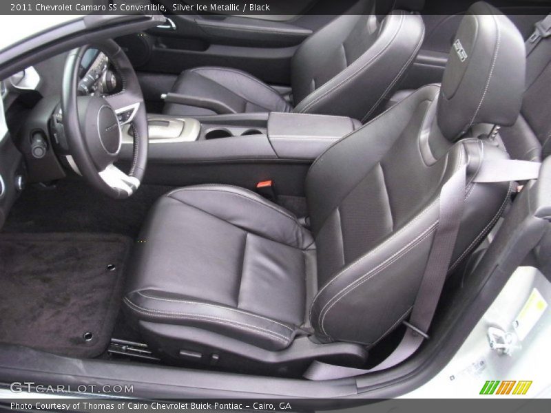 Silver Ice Metallic / Black 2011 Chevrolet Camaro SS Convertible