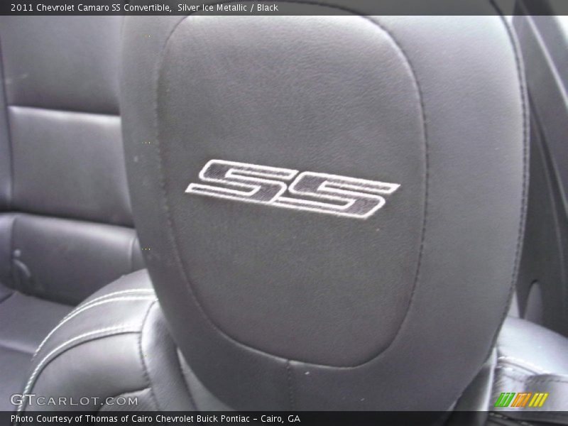 Silver Ice Metallic / Black 2011 Chevrolet Camaro SS Convertible