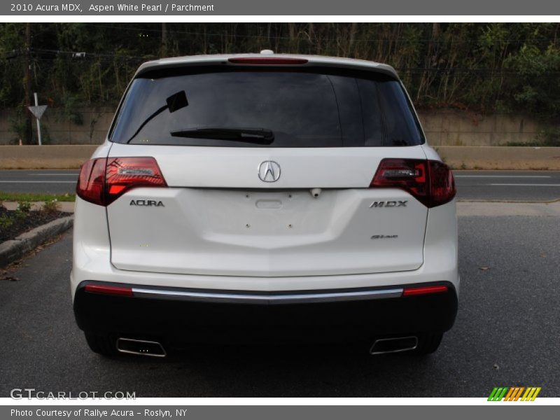 Aspen White Pearl / Parchment 2010 Acura MDX
