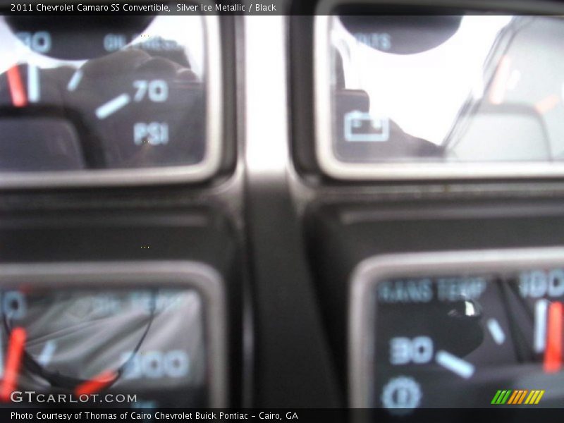 Silver Ice Metallic / Black 2011 Chevrolet Camaro SS Convertible