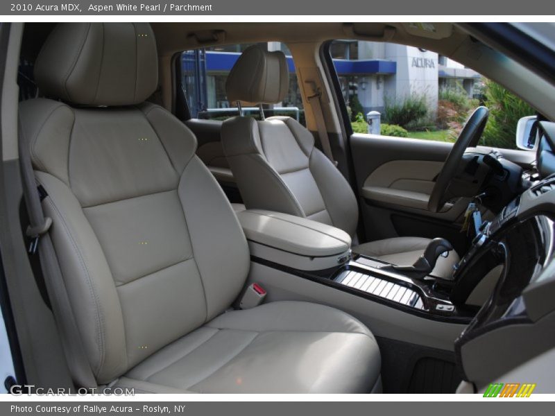 Aspen White Pearl / Parchment 2010 Acura MDX