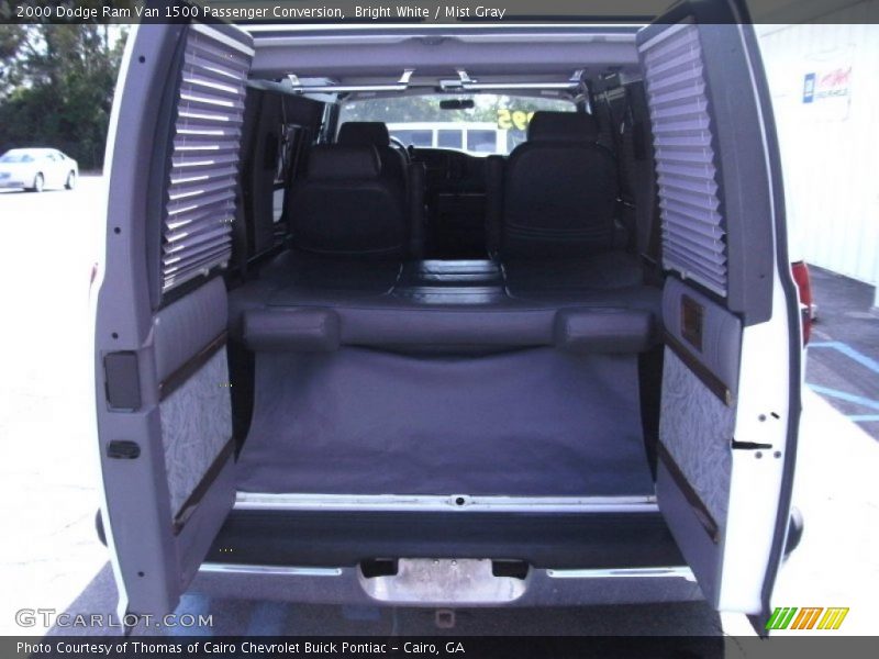 Bright White / Mist Gray 2000 Dodge Ram Van 1500 Passenger Conversion