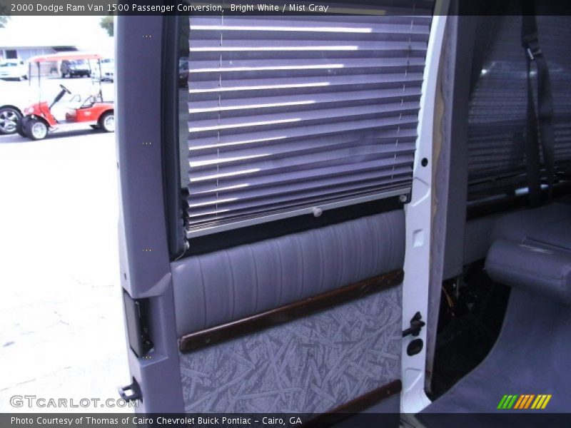 Bright White / Mist Gray 2000 Dodge Ram Van 1500 Passenger Conversion