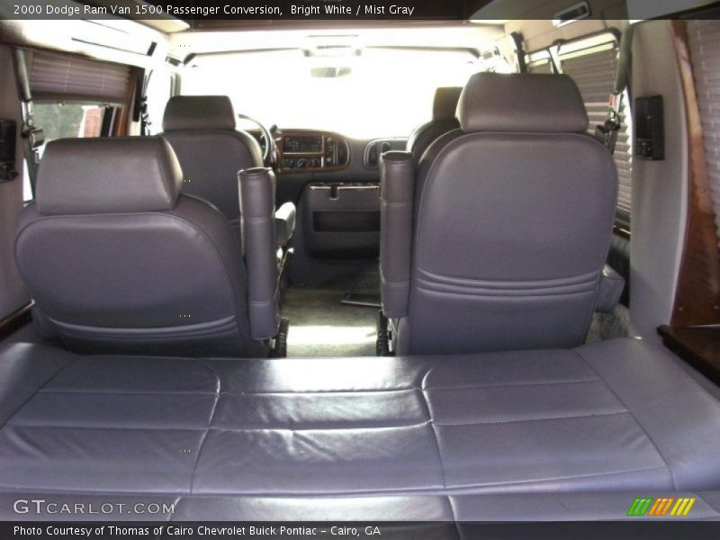 Bright White / Mist Gray 2000 Dodge Ram Van 1500 Passenger Conversion