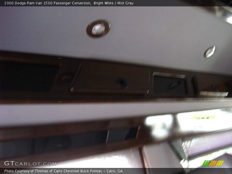 Bright White / Mist Gray 2000 Dodge Ram Van 1500 Passenger Conversion