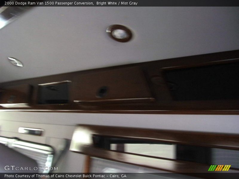 Bright White / Mist Gray 2000 Dodge Ram Van 1500 Passenger Conversion
