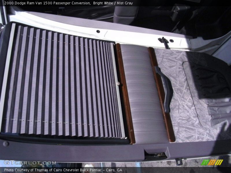 Bright White / Mist Gray 2000 Dodge Ram Van 1500 Passenger Conversion