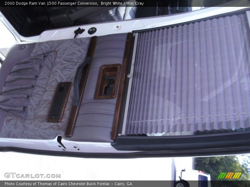 Bright White / Mist Gray 2000 Dodge Ram Van 1500 Passenger Conversion