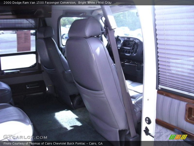 Bright White / Mist Gray 2000 Dodge Ram Van 1500 Passenger Conversion