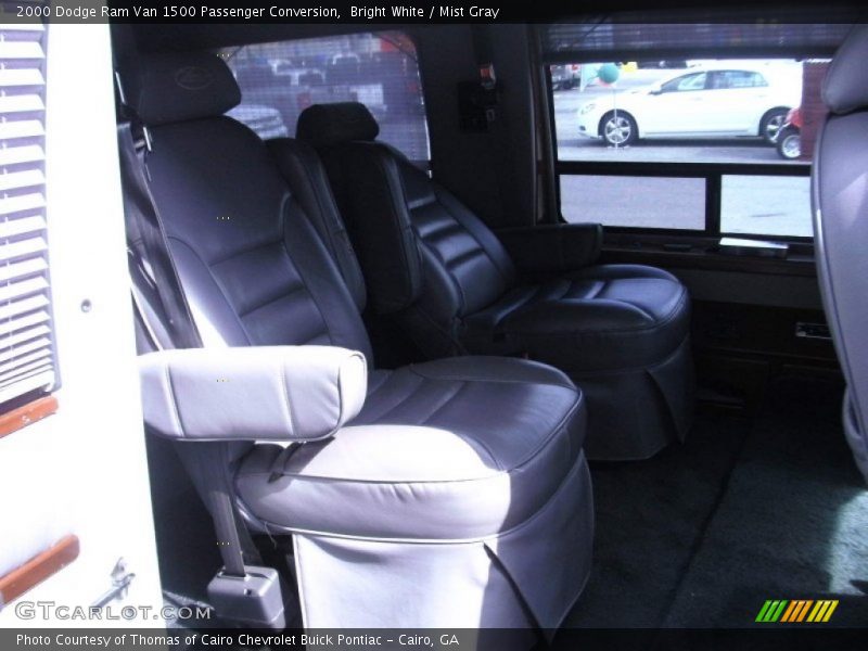 Bright White / Mist Gray 2000 Dodge Ram Van 1500 Passenger Conversion