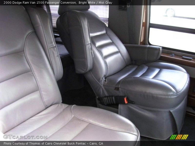 Bright White / Mist Gray 2000 Dodge Ram Van 1500 Passenger Conversion