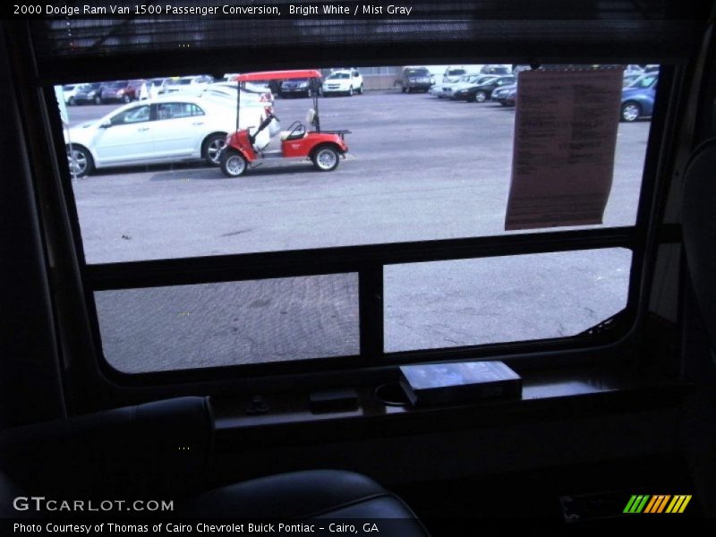 Bright White / Mist Gray 2000 Dodge Ram Van 1500 Passenger Conversion
