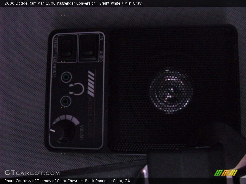 Bright White / Mist Gray 2000 Dodge Ram Van 1500 Passenger Conversion