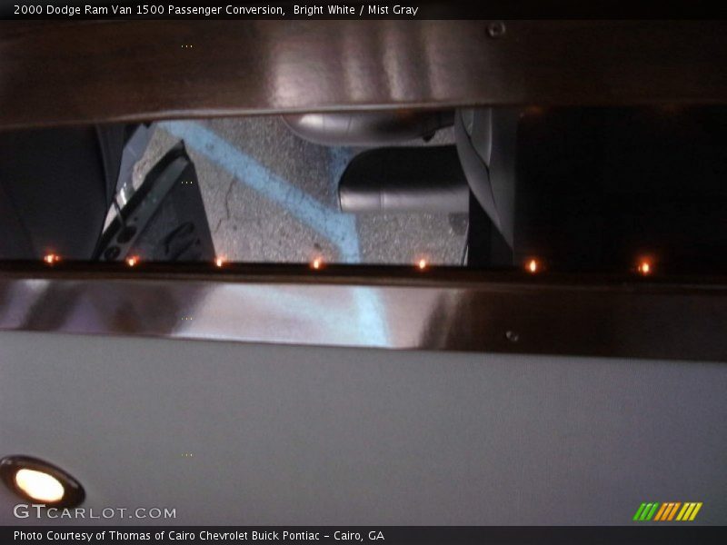 Bright White / Mist Gray 2000 Dodge Ram Van 1500 Passenger Conversion