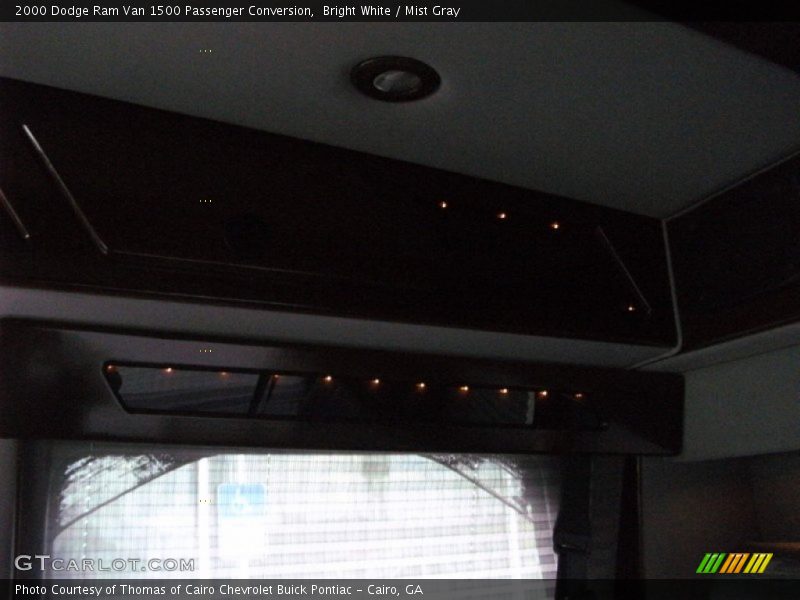 Bright White / Mist Gray 2000 Dodge Ram Van 1500 Passenger Conversion