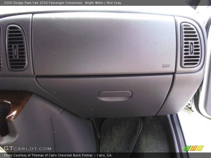 Bright White / Mist Gray 2000 Dodge Ram Van 1500 Passenger Conversion