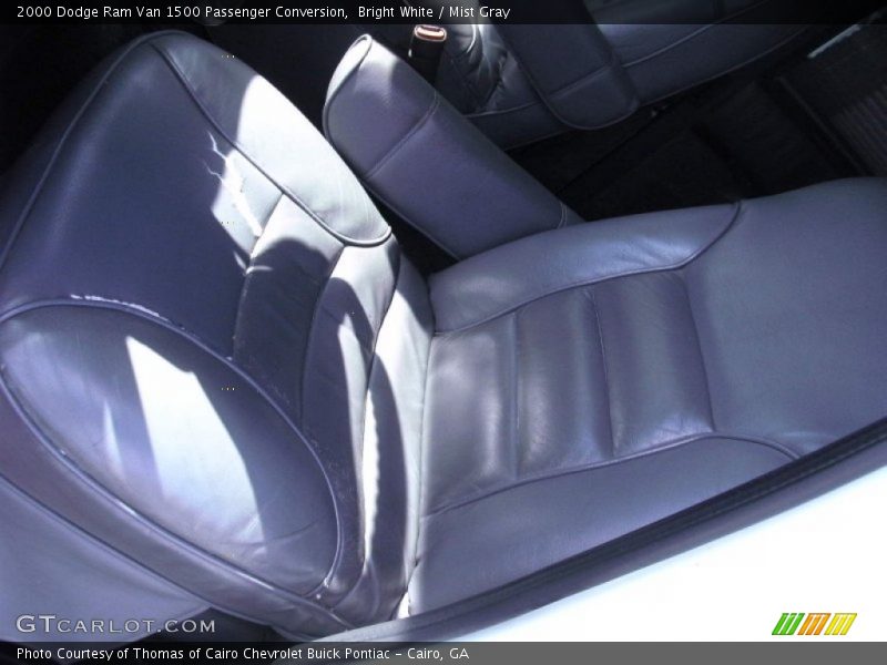 Bright White / Mist Gray 2000 Dodge Ram Van 1500 Passenger Conversion