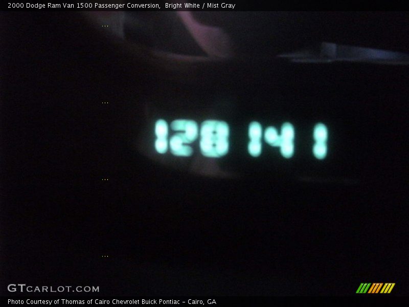 Bright White / Mist Gray 2000 Dodge Ram Van 1500 Passenger Conversion
