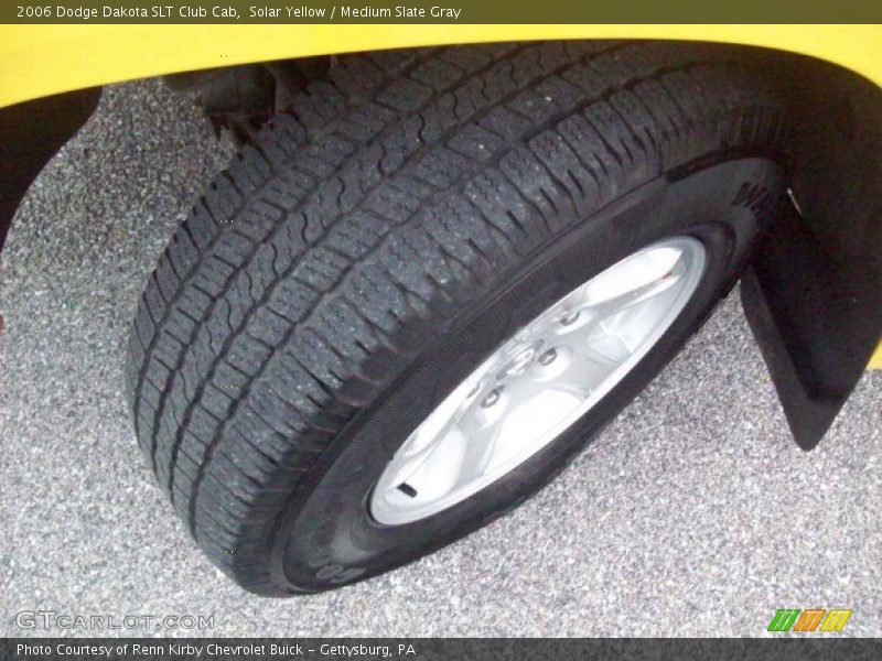 Solar Yellow / Medium Slate Gray 2006 Dodge Dakota SLT Club Cab