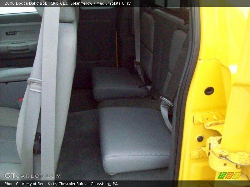 Solar Yellow / Medium Slate Gray 2006 Dodge Dakota SLT Club Cab