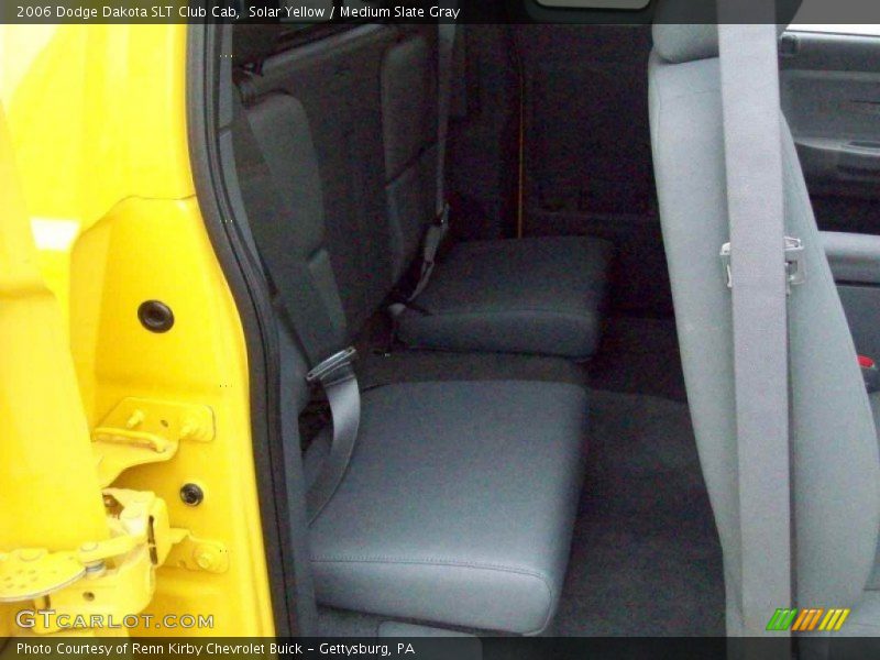 Solar Yellow / Medium Slate Gray 2006 Dodge Dakota SLT Club Cab