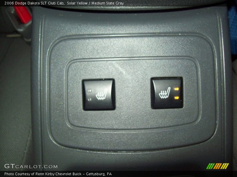 Solar Yellow / Medium Slate Gray 2006 Dodge Dakota SLT Club Cab