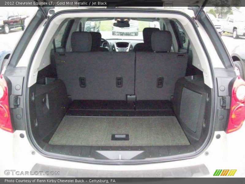 Gold Mist Metallic / Jet Black 2012 Chevrolet Equinox LT