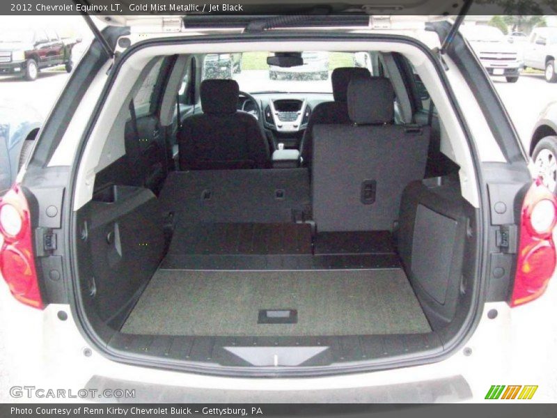 Gold Mist Metallic / Jet Black 2012 Chevrolet Equinox LT