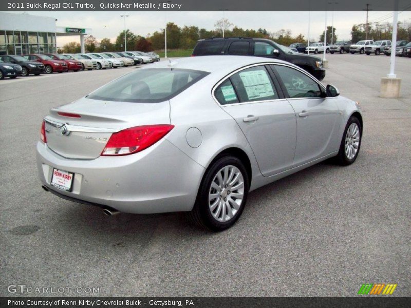 Quicksilver Metallic / Ebony 2011 Buick Regal CXL Turbo