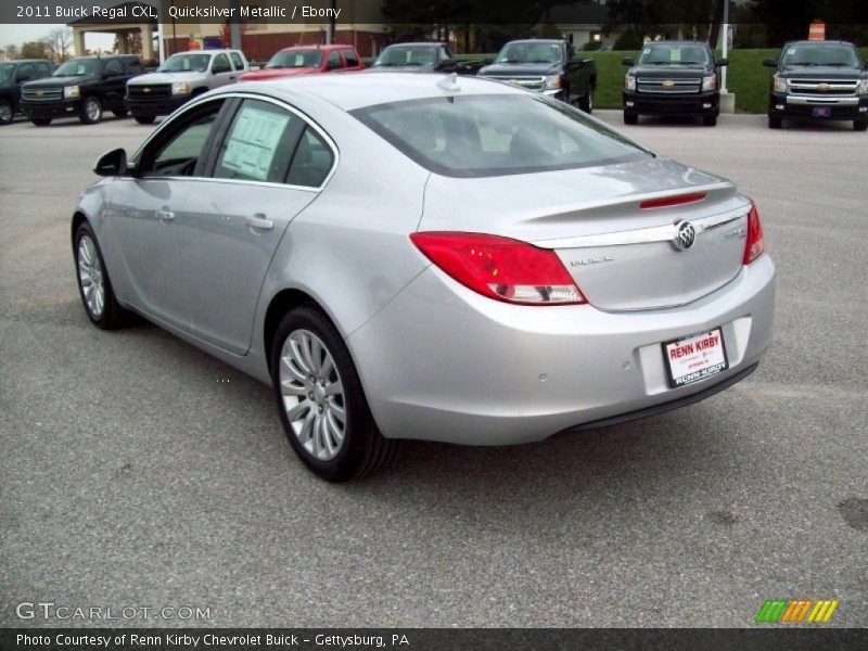 Quicksilver Metallic / Ebony 2011 Buick Regal CXL