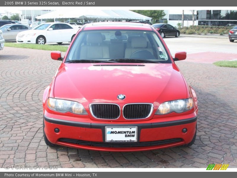 Electric Red / Sand 2005 BMW 3 Series 325i Sedan