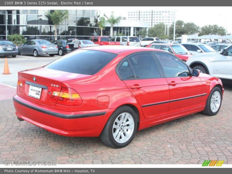 Electric Red / Sand 2005 BMW 3 Series 325i Sedan