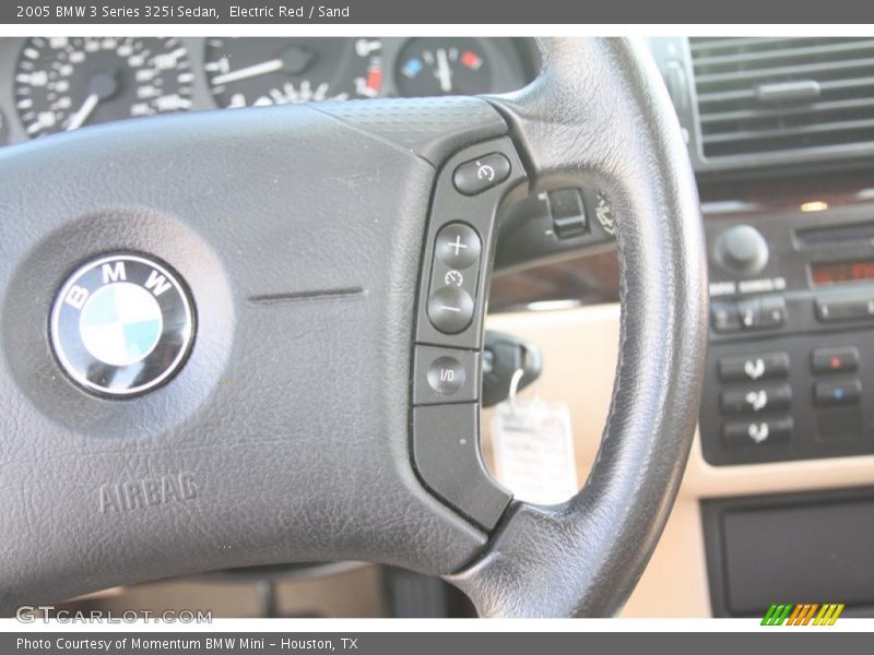 Electric Red / Sand 2005 BMW 3 Series 325i Sedan