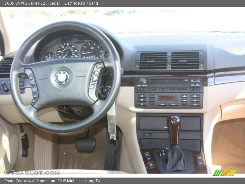 Electric Red / Sand 2005 BMW 3 Series 325i Sedan