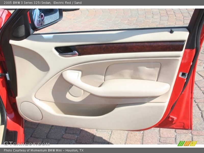 Electric Red / Sand 2005 BMW 3 Series 325i Sedan