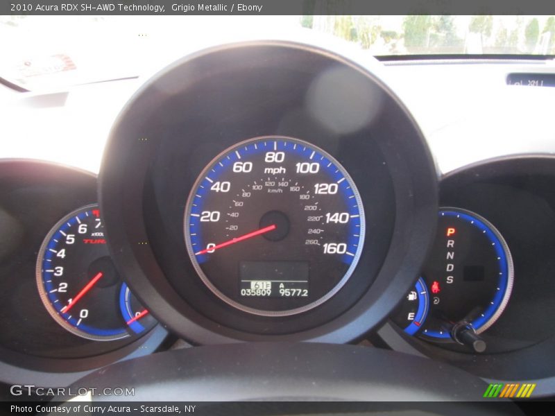 Grigio Metallic / Ebony 2010 Acura RDX SH-AWD Technology