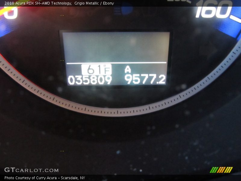 Grigio Metallic / Ebony 2010 Acura RDX SH-AWD Technology