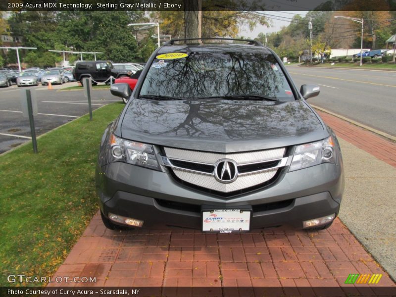 Sterling Gray Metallic / Ebony 2009 Acura MDX Technology