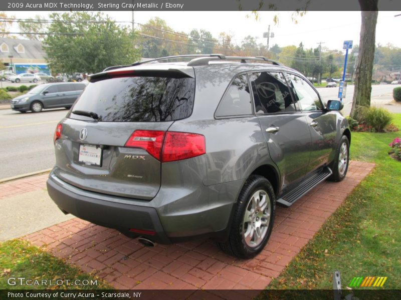 Sterling Gray Metallic / Ebony 2009 Acura MDX Technology