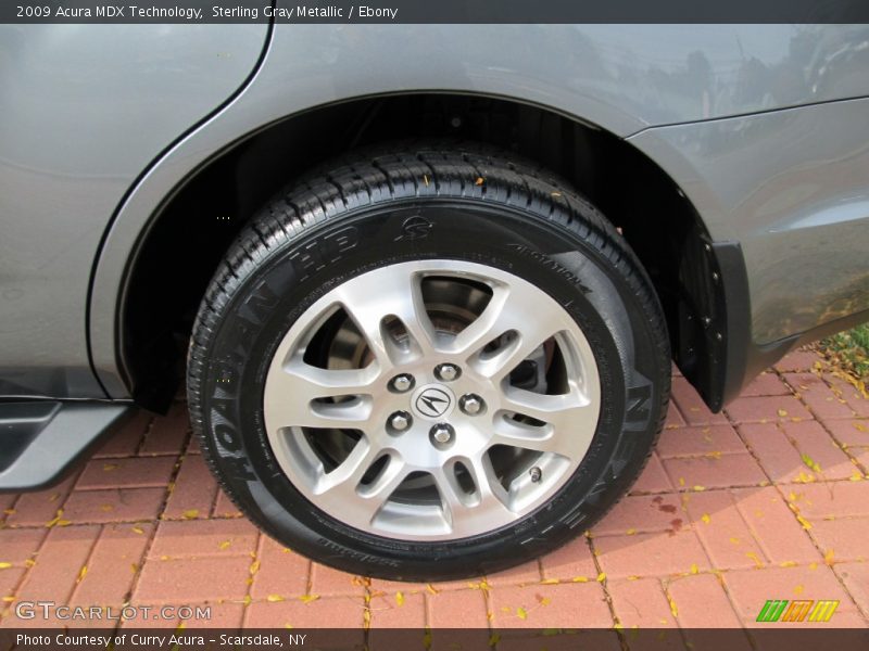Sterling Gray Metallic / Ebony 2009 Acura MDX Technology