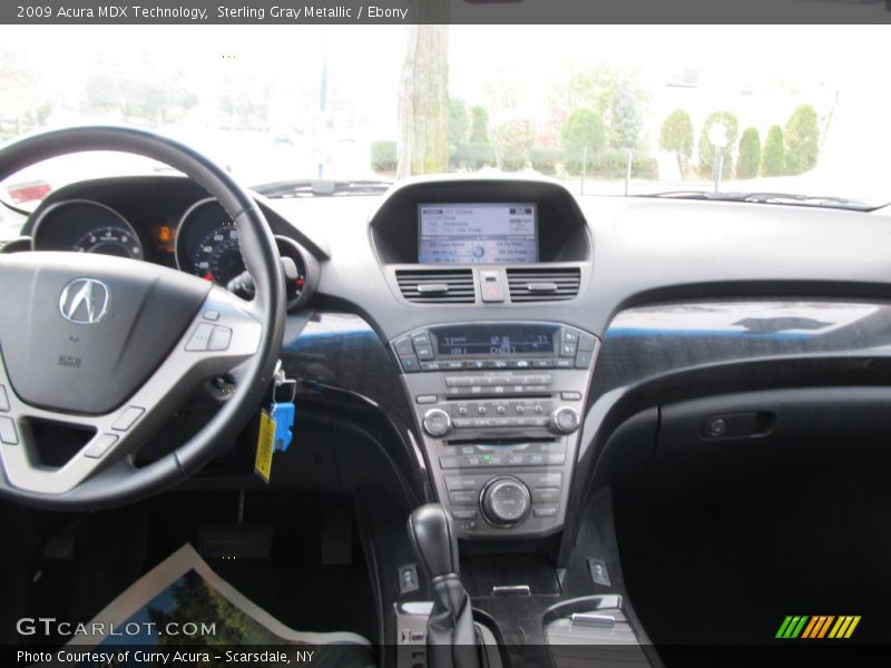 Sterling Gray Metallic / Ebony 2009 Acura MDX Technology
