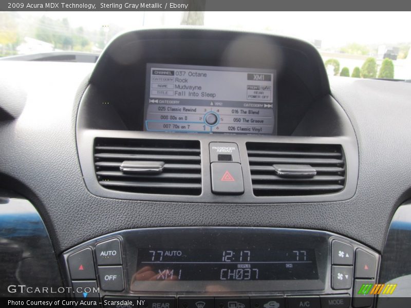 Sterling Gray Metallic / Ebony 2009 Acura MDX Technology